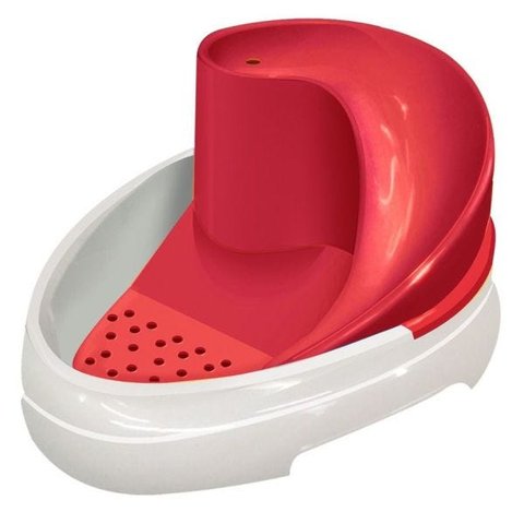 Tobo Fonte Bebedouro Cães e Gatos 2,5 litros 110V - Vermelho