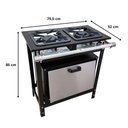 Ver imagem 4 de Fogão 2 Bocas Cefaz com Forno Linha Diamond Baixa Pressão CFZD-006