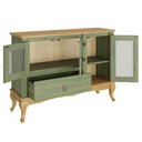 Ver imagem 3 de Balcão Buffet de Madeira com 3 Portas e 1 Gaveta Verde Oliva