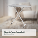 Ver imagem 2 de Mesa Tábua de Passar Roupa Tecido Térmica Prática Porta Ferro Dobrável Itagold