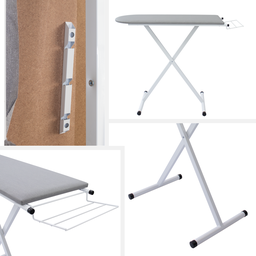 Mesa Tábua de Passar Roupa Tecido Térmica Prática Porta Ferro Dobrável Itagold - 4