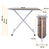 Mesa Tábua de Passar Roupa Tecido Térmica Prática Porta Ferro Dobrável Itagold - 2
