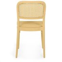 Ver mais imagens de Conjunto Mesa de Jantar Redonda Imperial 70cm Preta com 2 Cadeiras Roma - Nude