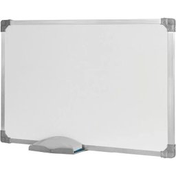 Quadro Branco Moldura Aluminio 060X040Cm Stalo - 1