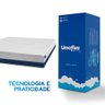 Colchão na Caixa Casal Queen Tradição 158x198 Branco Azul D28 Umaflex - 2