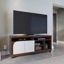 Ver imagem 1 de Rack Bancada Jurerê 1.5 para TV 65" 150cm MDP com Rodízios Colibri Móveis
