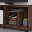 Ver imagem 5 de Rack Bancada Jurerê 1.5 para TV 65" 150cm MDP com Rodízios Colibri Móveis