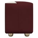 Ver mais imagens de Puff Decorativo Quadrado Penteadeira Urban - Bordo-bege Corino