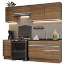 Ver imagem 3 de Armário de Cozinha Completa 240cm Rustic Glamy Madesa 07