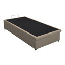 Ver imagem 2 de Base Box Baú Solteiro Americano Black Tie Maranello Suede Bege 96x203
