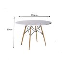 Ver imagem 2 de Mesa Dkr 110 Cm Branco