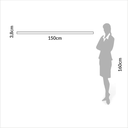 Ver imagem 3 de Prateleira Mdf para Painel de Tv com Suporte Invisível 1,50m Tb184 Dalla Costa