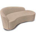 Ver imagem 5 de Sofá Decorativo Divã Forma Orgânica Curvo Bouclé para Salas e Consultorio Aurea