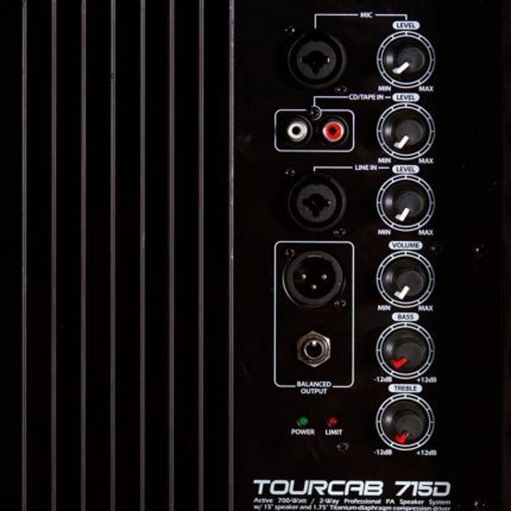 Caixa Acústica Amplificada Ativa Tour Cab Tc715D Waldman