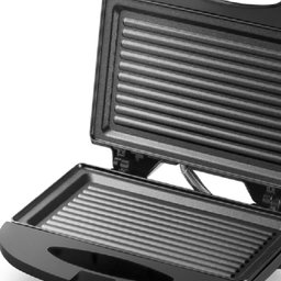Sanduicheira Elétrica Grill Antiaderente Mini Grill Gourmet 750w Chapa Dupla 2 Porções - 5