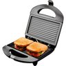 Sanduicheira Elétrica Grill Antiaderente Mini Grill Gourmet 750w Chapa Dupla 2 Porções - 4