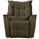 Ver imagem 2 de Poltrona Reclinavel do Papai para Sala King Veludo Castor