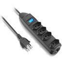 Ver imagem 1 de Régua Extensora Force Line 10a 12 Tomadas Bivolt para Rack Padrão 19 Polegadas