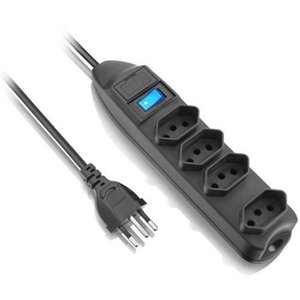 Régua Extensora Force Line 10a 12 Tomadas Bivolt para Rack Padrão 19 Polegadas