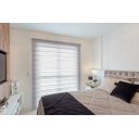 Ver imagem 1 de Persiana Rolo Dupla Double Vision Tecido Translucido (1,00Lar. x 2,00Alt.) cinza - Vogaflex