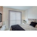 Ver imagem 2 de Persiana Rolo Dupla Double Vision Tecido Translucido (1,00Lar. x 2,00Alt.) cinza - Vogaflex