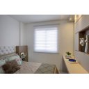 Ver imagem 1 de Persiana Rolo Dupla Double Vision Tecido Translucido (1,55Lar. x 2,00Alt.) Branco - Vogaflex