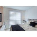 Ver imagem 1 de Persiana Rolo Dupla Double Vision Tecido Translucido (2,00Lar. x 2,25Alt.) Branco - Vogaflex