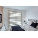 Ver imagem 1 de Persiana Rolo Dupla Double Vision Tecido Translucido (2,20Lar. x 2,50Alt.) Mescla - Vogaflex