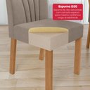 Ver imagem 7 de Conjunto Sala de Jantar Mesa Apogeu 1,70m Maxi Tampo com Vidro com 6 Cadeiras Apogeu Suede Animale