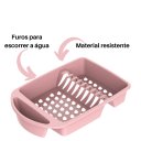 Ver imagem 6 de Escorredor de Louças Para Pratos Copos Talheres - Rosa
