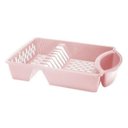 Ver imagem 2 de Escorredor de Louças Para Pratos Copos Talheres - Rosa