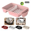 Ver imagem 3 de Escorredor de Louças Para Pratos Copos Talheres - Rosa