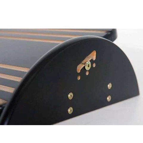 Suporte Ergonomico para Pés com Regulagem Preto Madeir Stalo