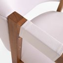 Ver imagem 5 de Kit 4 Banquetas Courino Restaurante Bares Cozinha Hibisco Branco