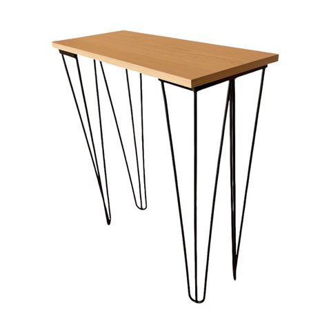 Aparador Industrial de Ferro Hairpin Legs - Mdf Claro