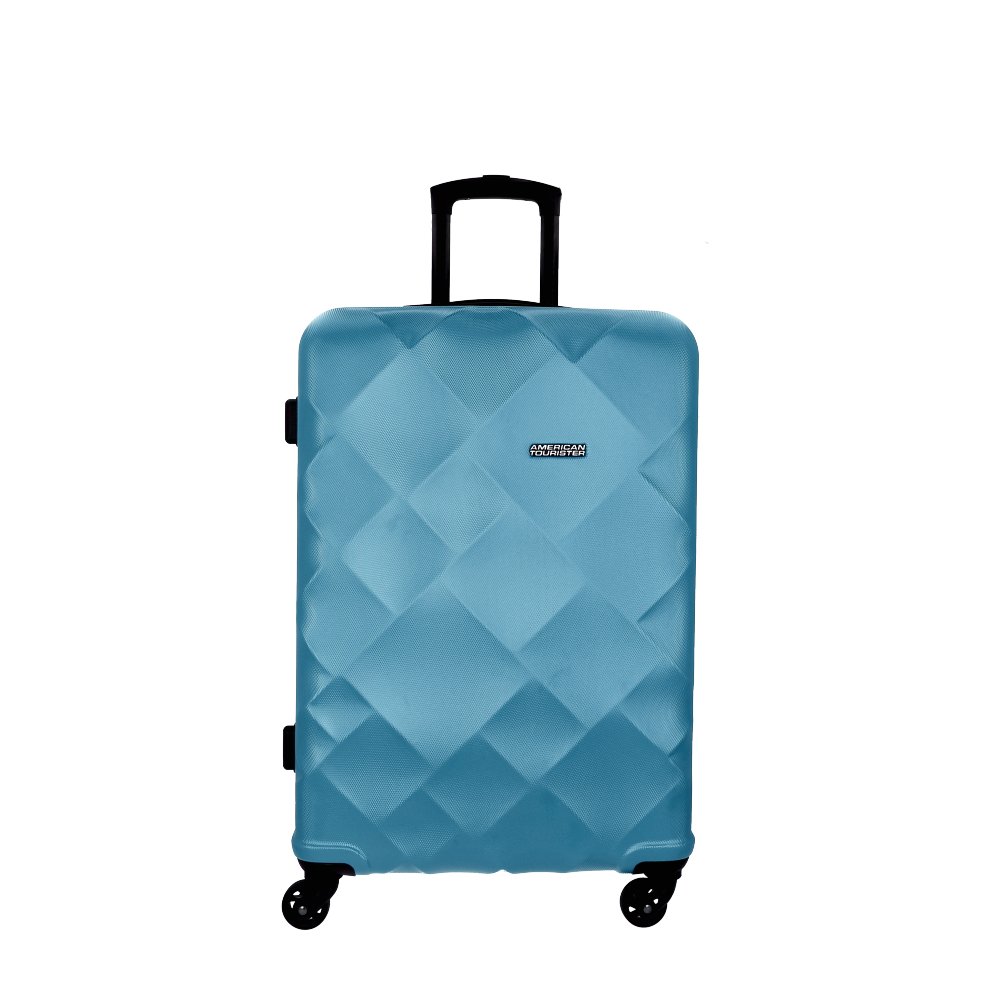 Mala Média para Viagem Abs American Tourister Universe Cadeado Integrado Rodas 360º Verde Petroleo - 1