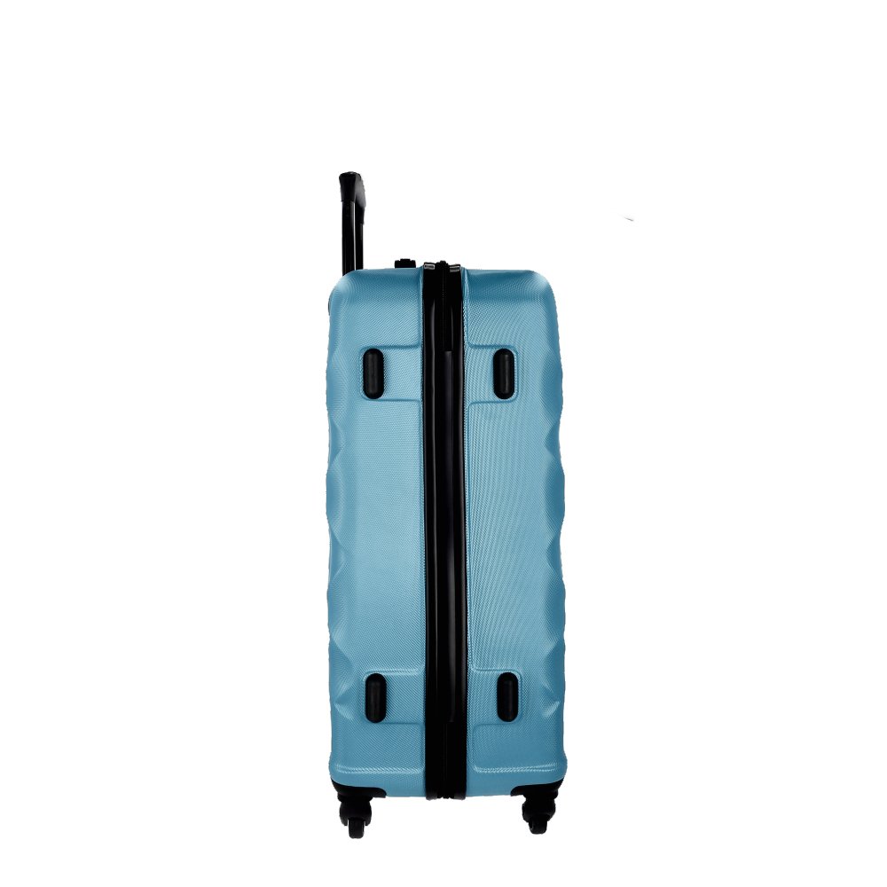 Mala Média para Viagem Abs American Tourister Universe Cadeado Integrado Rodas 360º Verde Petroleo - 5