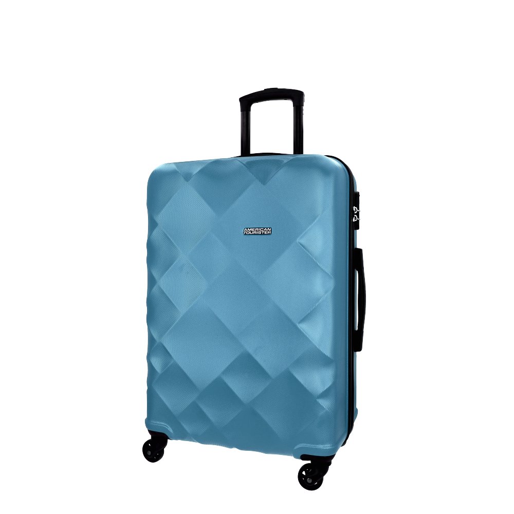 Mala Média para Viagem Abs American Tourister Universe Cadeado Integrado Rodas 360º Verde Petroleo - 2