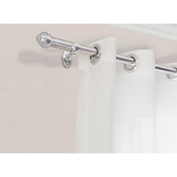 Kit Varão para Cortina Bella Arte Prátiko Pro Aço 200x2,8cm - 1