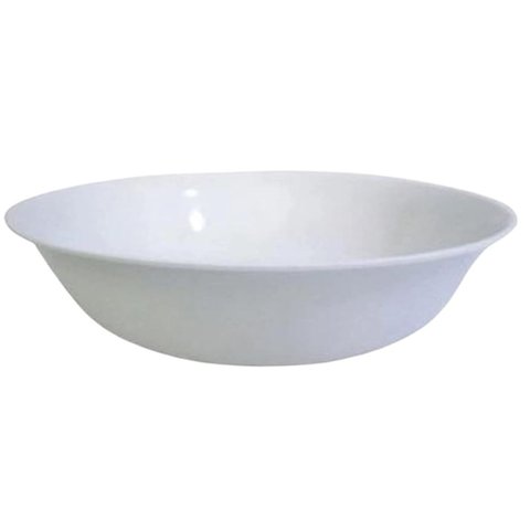 Saladeira Tigela em Melamina Redonda Branca 25cm - Tijela Cumbuca Oxford - Panami