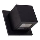 Ver imagem 5 de Arandela Box Cubo Pequena 2 Fachos Preta Parede Muro St1318