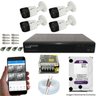 Kit Cftv 4 Câmeras Luxvision 720p Dvr 8 Canais Luxvision ECD 5 em 1 + HD WDP 1TB - 1