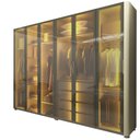 Ver imagem 5 de Guarda Roupa Reflecta 6 Portas Led Innova Off White - Gelius