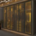 Ver imagem 4 de Guarda Roupa Reflecta 6 Portas Led Innova Off White - Gelius