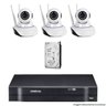 Kit Dvr Intelbras 8 Canais MHDX 3 Câmeras IPs Robo Wifi HD 500 GB  - 1