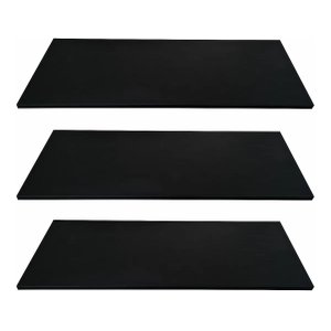 Kit 3 Prateleiras Suporte Invisível Preto