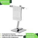 Ver imagem 4 de Porta Toalha de Rosto para Bancada Cromado F.bali