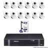 Kit Dvr Intelbras 16 Canais MHDX 12 Câmeras IPs Robo Wifi HD 1 TB WD Purple - 1