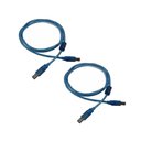 Ver imagem 1 de Kit 2 Cabo Usb A Para B Axb-100 Utilizado Osciloscópio Digital Diversos Equipamentos Instrutherm