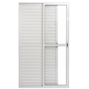Ver imagem 1 de Porta Balcão 3 Folhas Veneziana 210x120 Branco Linha 22
